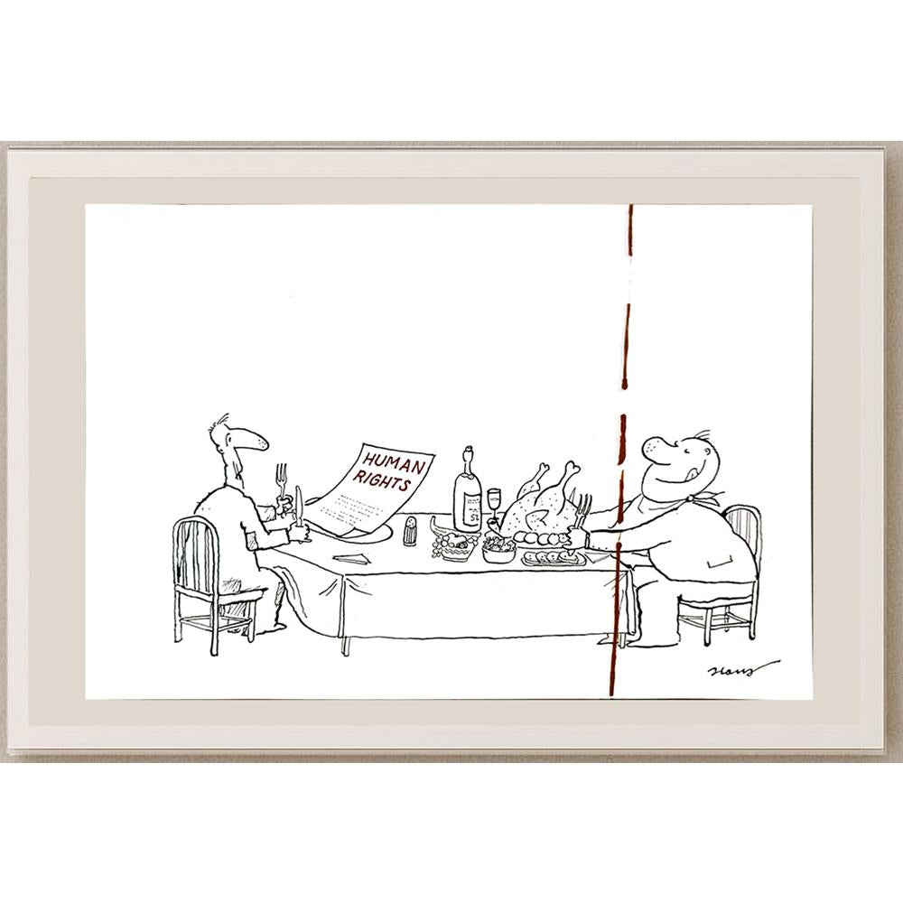 Ivan Haramija 29x21cm Orijinal Karikatür BOD04894