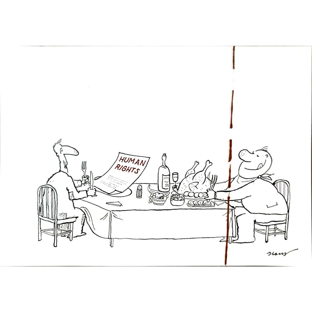 Ivan Haramija 29x21cm Orijinal Karikatür BOD04894