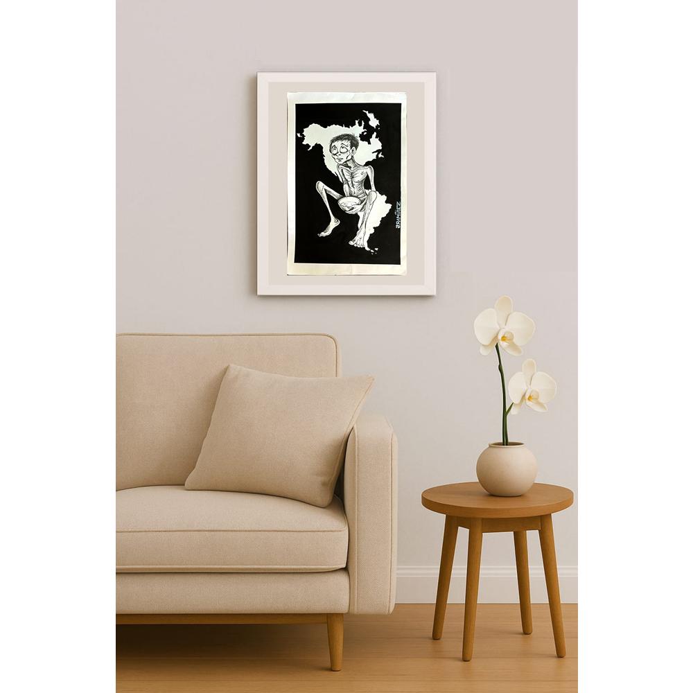 Ramirez Jose Augusto 29x21cm Orijinal Karikatür BOD04895