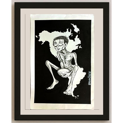 Ramirez Jose Augusto 29x21cm Orijinal Karikatür BOD04895