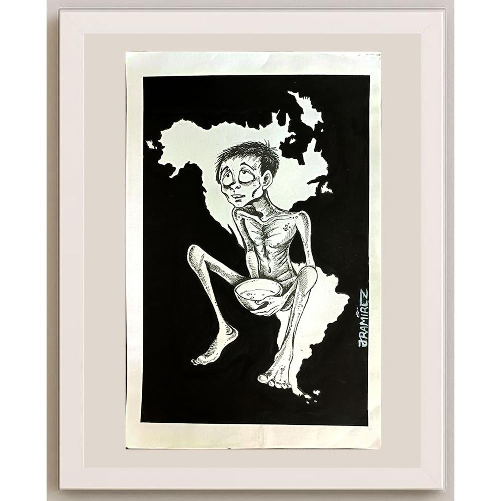 Ramirez Jose Augusto 29x21cm Orijinal Karikatür BOD04895