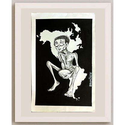 Ramirez Jose Augusto 29x21cm Orijinal Karikatür BOD04895
