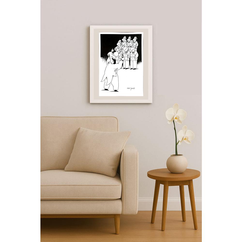Miroslaw Hajnos 29x21cm Orijinal Karikatür BOD04896