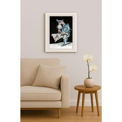 Leonte Nastase 29x21cm Orijinal Karikatür BOD04898
