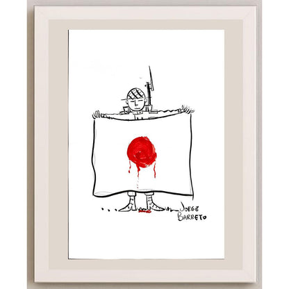 Jorge Barreto 29x21cm Orijinal Karikatür BOD04903