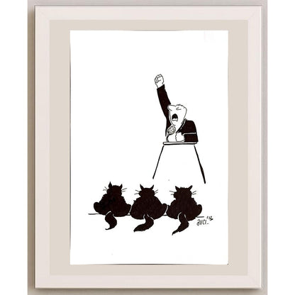 Hasan Avcı 29x21cm Orijinal Karikatür BOD04906