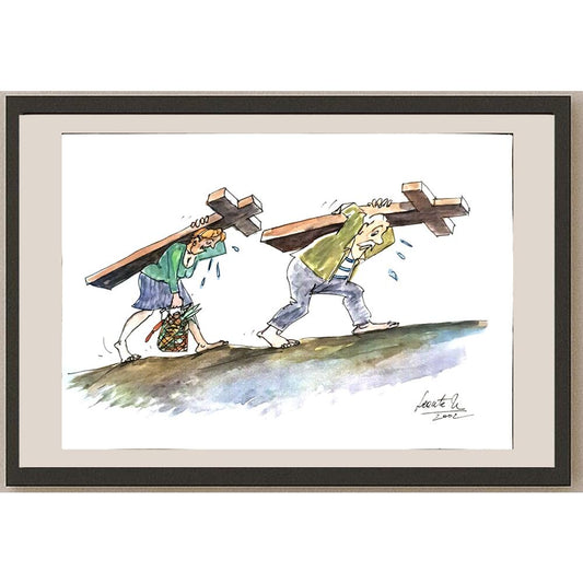 Leonte Nastase 29x21cm Orijinal Karikatür BOD04916