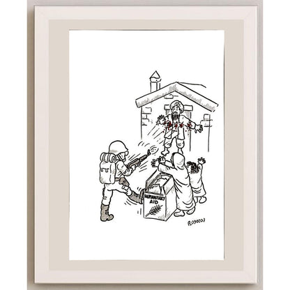 Renato Bruno 29x21cm Orijinal Karikatür BOD04917