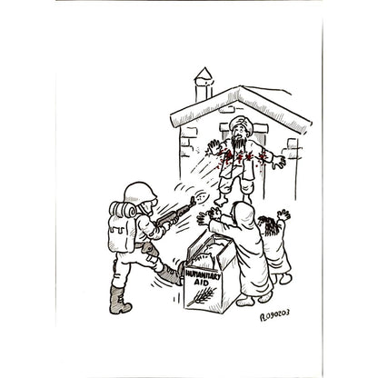 Renato Bruno 29x21cm Orijinal Karikatür BOD04917