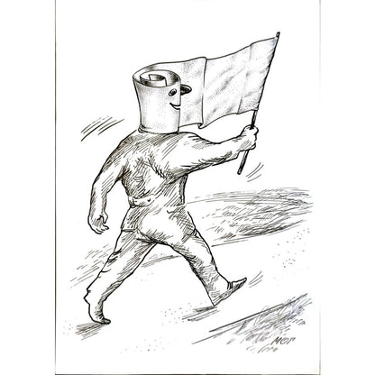 Valery Mohylny 29x21cm Orijinal Karikatür BOD04924