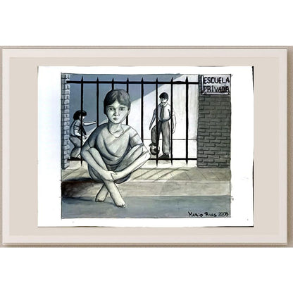 Mario Ruben Rivas 29x21cm Orijinal Karikatür BOD04925