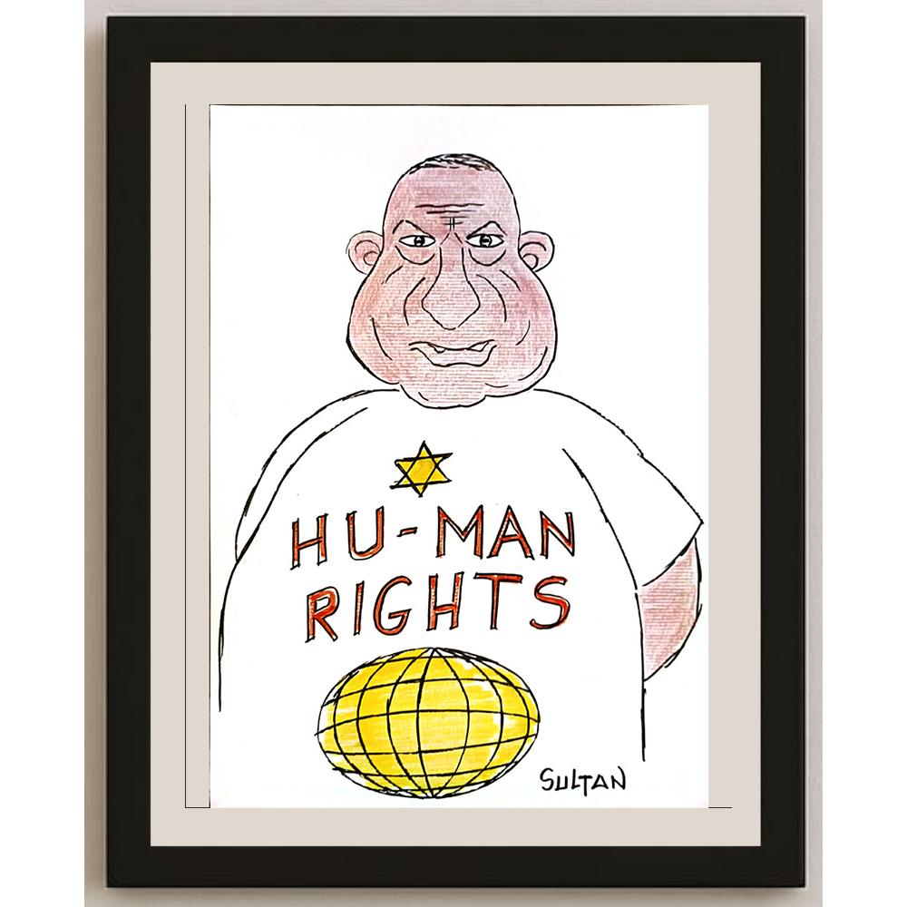 Reshad Sultanovic 29x21cm Orijinal Karikatür BOD04929