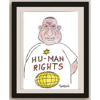 Reshad Sultanovic 29x21cm Orijinal Karikatür BOD04929