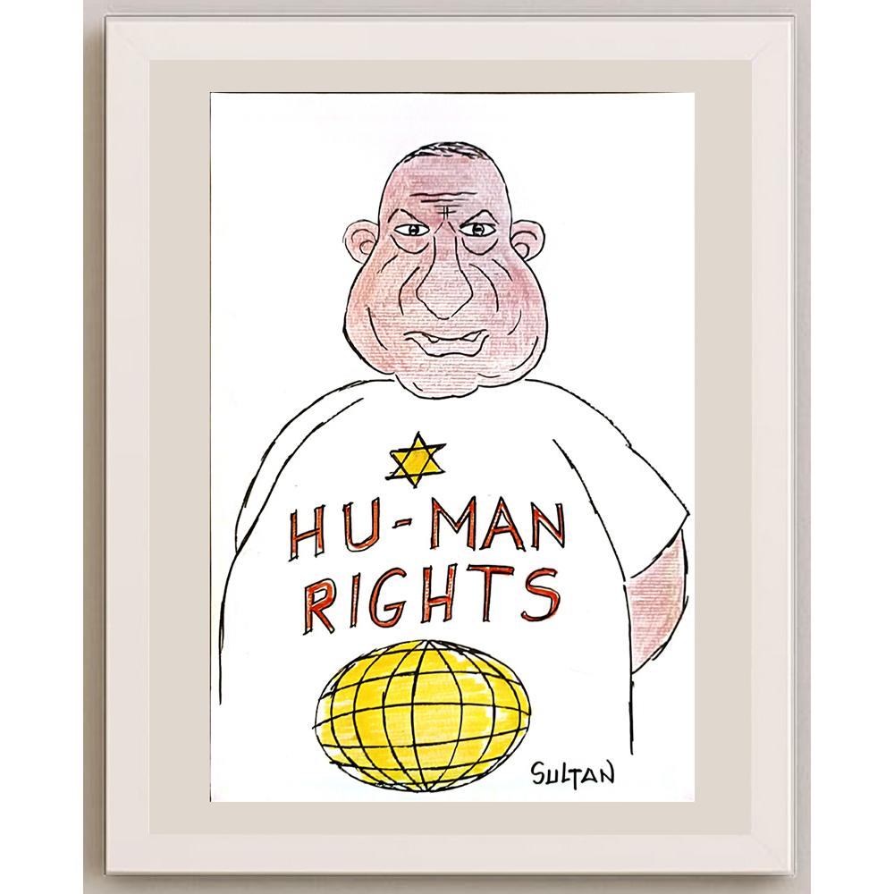Reshad Sultanovic 29x21cm Orijinal Karikatür BOD04929
