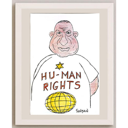Reshad Sultanovic 29x21cm Orijinal Karikatür BOD04929