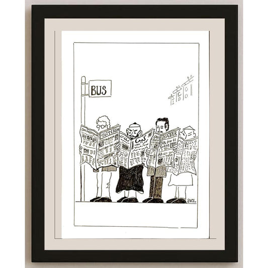 Hasan Avcı 29x21cm Orijinal Karikatür BOD04930