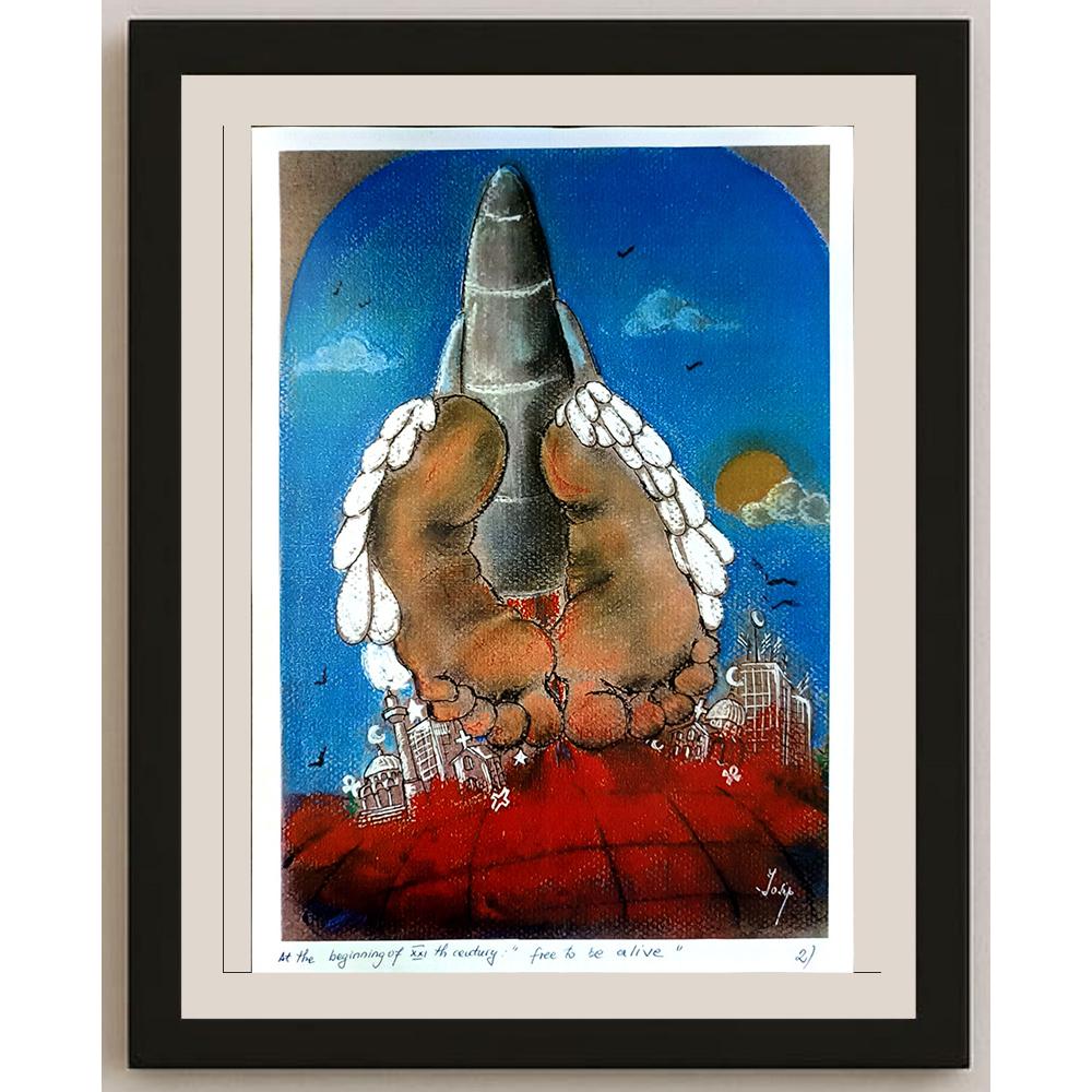 Irina Iosip 29x21cm Orijinal Karikatür BOD04937