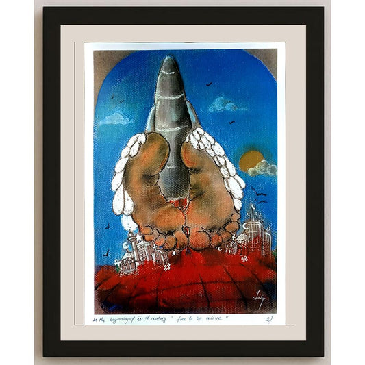 Irina Iosip 29x21cm Orijinal Karikatür BOD04937