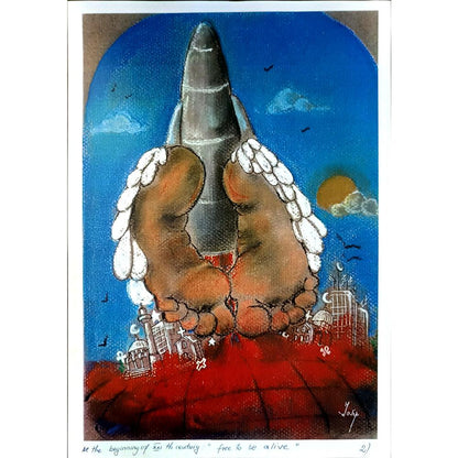 Irina Iosip 29x21cm Orijinal Karikatür BOD04937