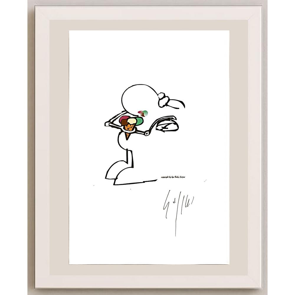 Sajini Ugo Alesssandro 29x21cm Orijinal Karikatür BOD04940