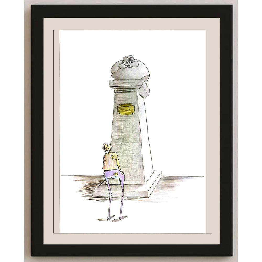 Tsocho Peev 29x21cm Orijinal Karikatür BOD04941