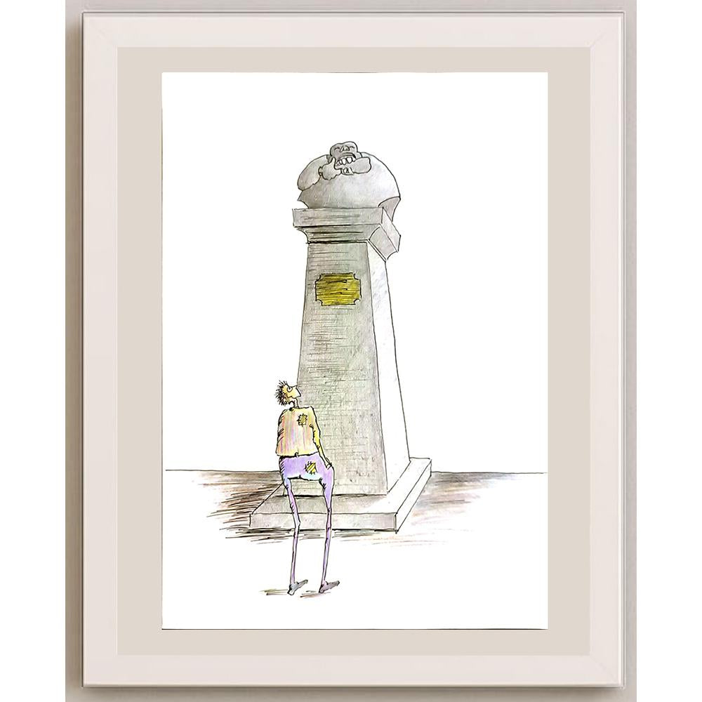 Tsocho Peev 29x21cm Orijinal Karikatür BOD04941