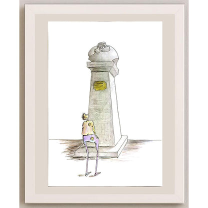 Tsocho Peev 29x21cm Orijinal Karikatür BOD04941