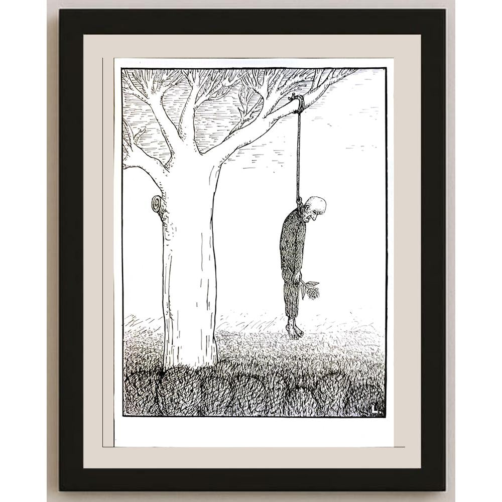 Dusan Ludwig 29x21cm Orijinal Karikatür BOD04942