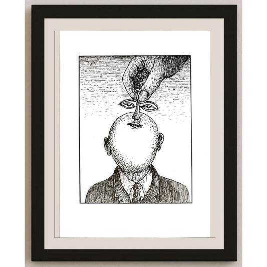 Dusan Ludwig 29x21cm Orijinal Karikatür BOD04943