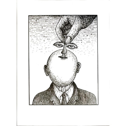 Dusan Ludwig 29x21cm Orijinal Karikatür BOD04943