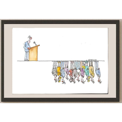 Costel Patrascan 29x21cm Orijinal Karikatür BOD04944