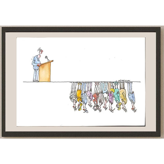 Costel Patrascan 29x21cm Orijinal Karikatür BOD04944