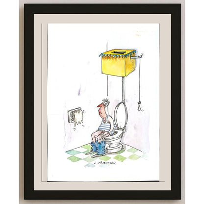 Costel Patrascan 29x21cm Orijinal Karikatür BOD04945
