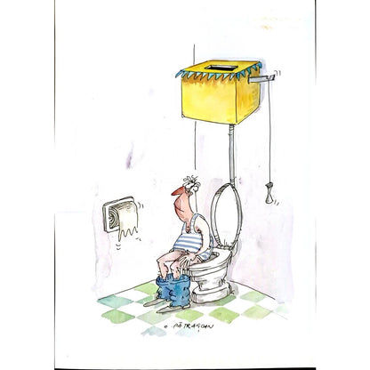 Costel Patrascan 29x21cm Orijinal Karikatür BOD04945