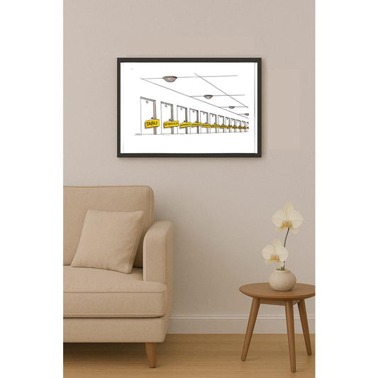 Lubomir Kotrha 29x21cm Orijinal Karikatür BOD04947