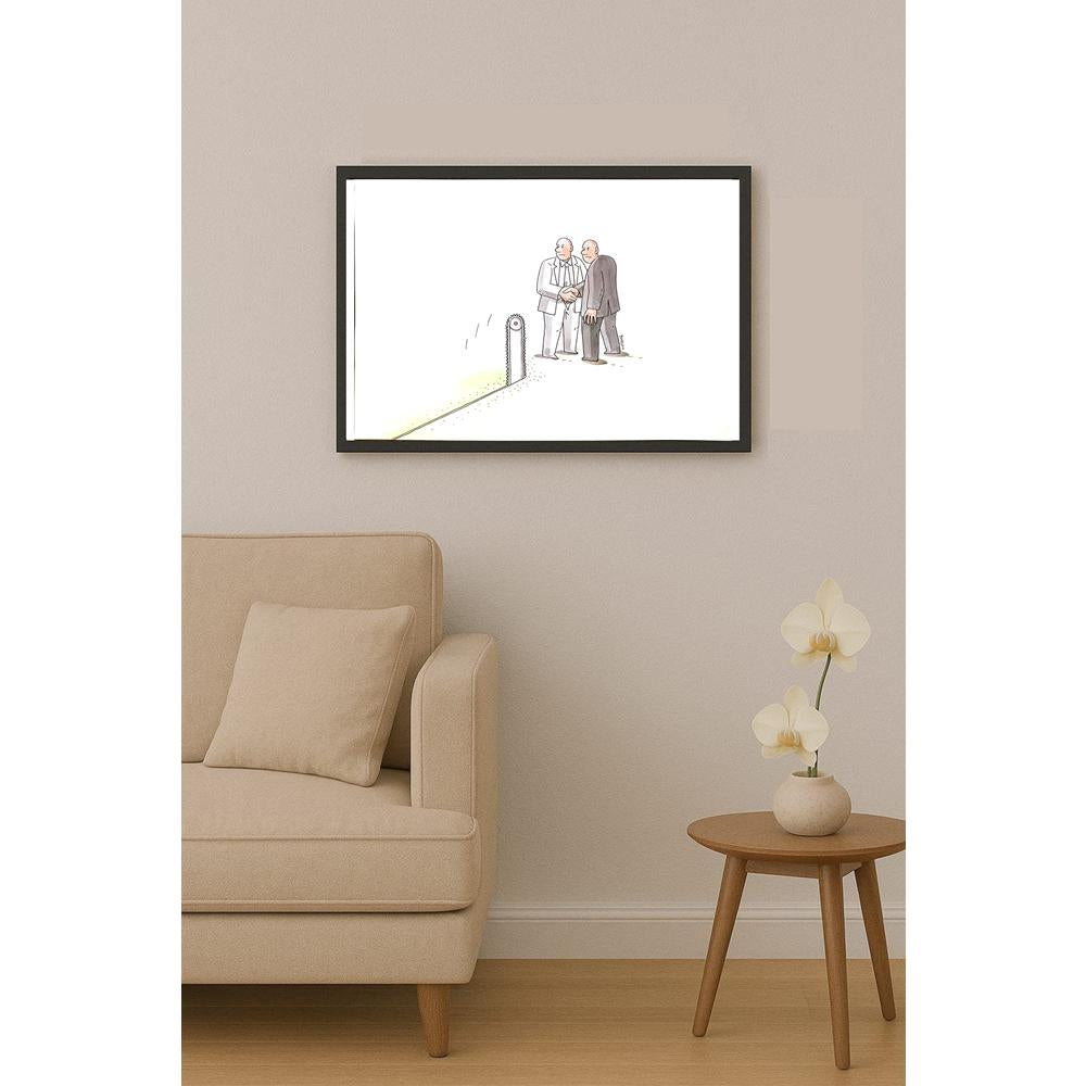 Lubomir Kotrha 29x21cm Orijinal Karikatür BOD04948