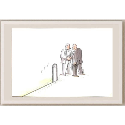 Lubomir Kotrha 29x21cm Orijinal Karikatür BOD04948