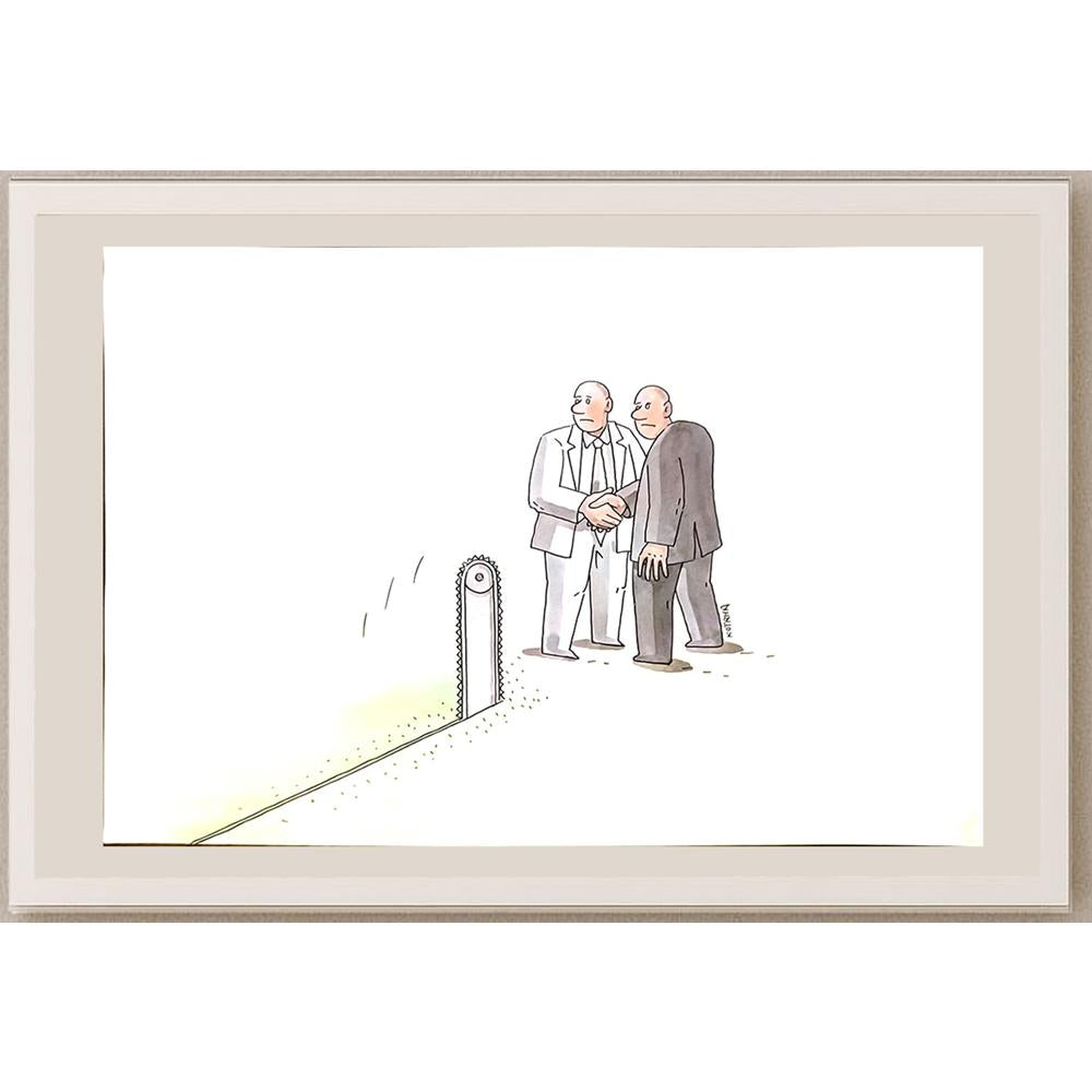 Lubomir Kotrha 29x21cm Orijinal Karikatür BOD04948