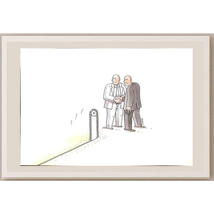 Lubomir Kotrha 29x21cm Orijinal Karikatür BOD04948