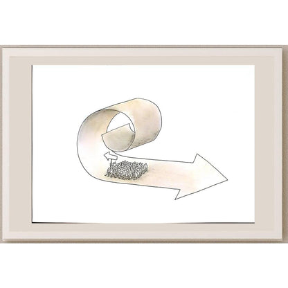 Lubica Konkova 29x21cm Orijinal Karikatür BOD04949