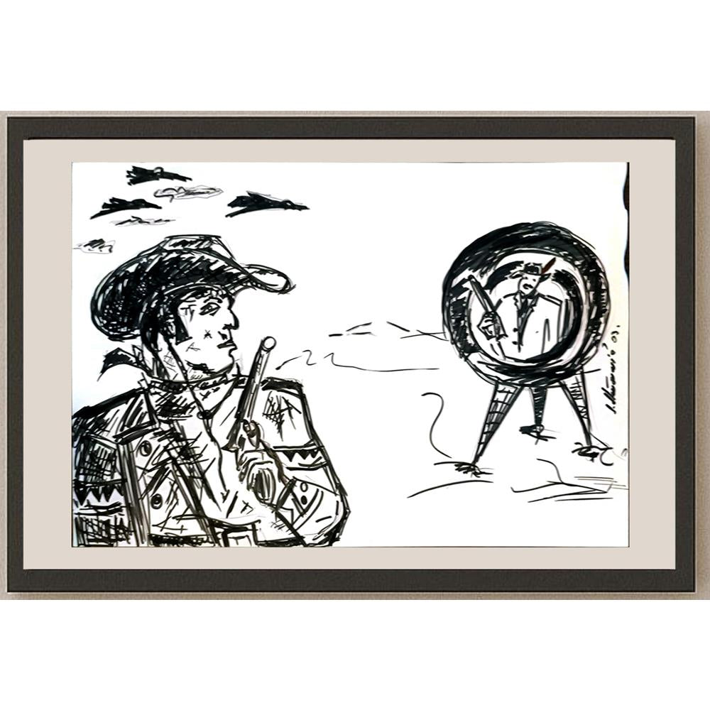 Svetislav Stevanovic 29x21cm Orijinal Karikatür BOD04951