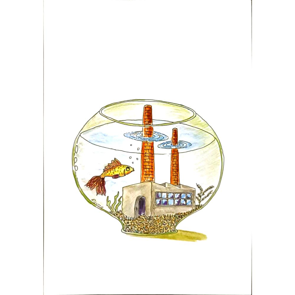 Stevovic Divna 29x21cm Orijinal Karikatür BOD04955