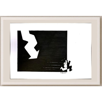 Vladimir Stevovic 29x21cm Orijinal Karikatür BOD04956