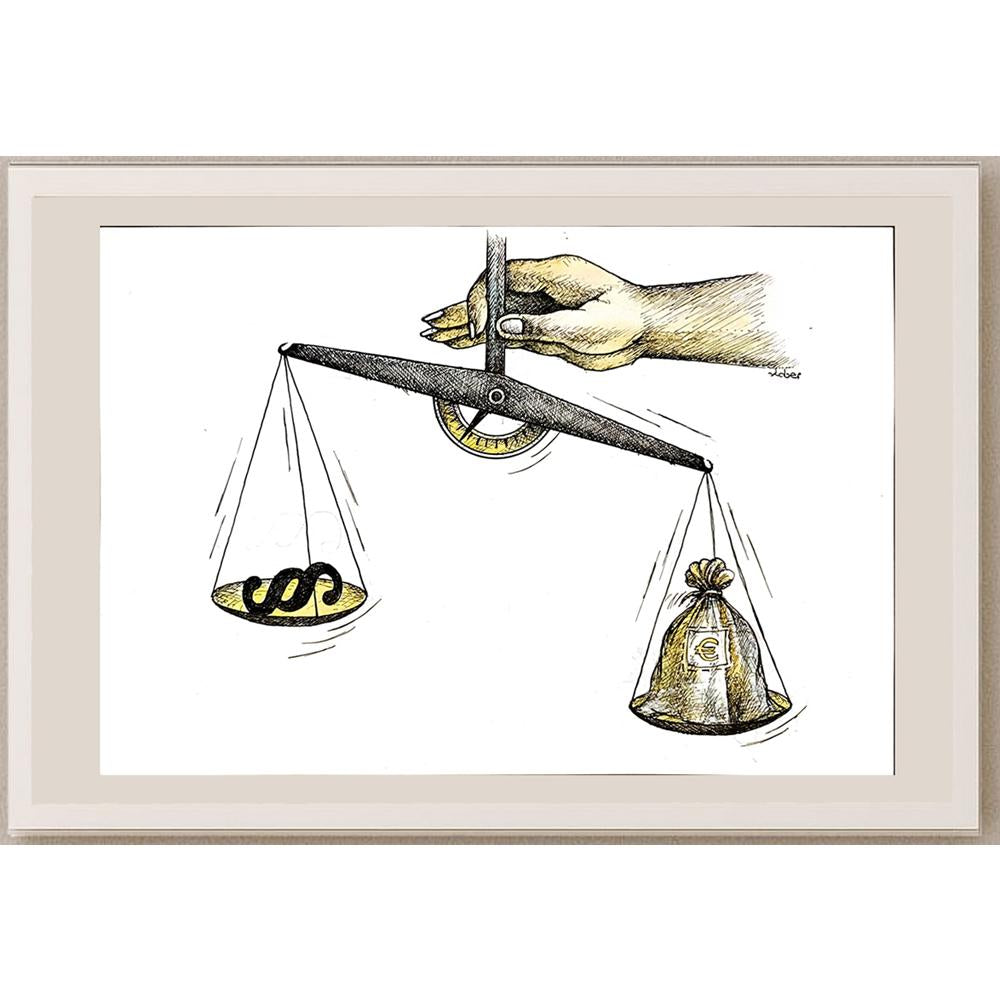 Vladimiras Beresniovas 29x21cm Orijinal Karikatür BOD04964