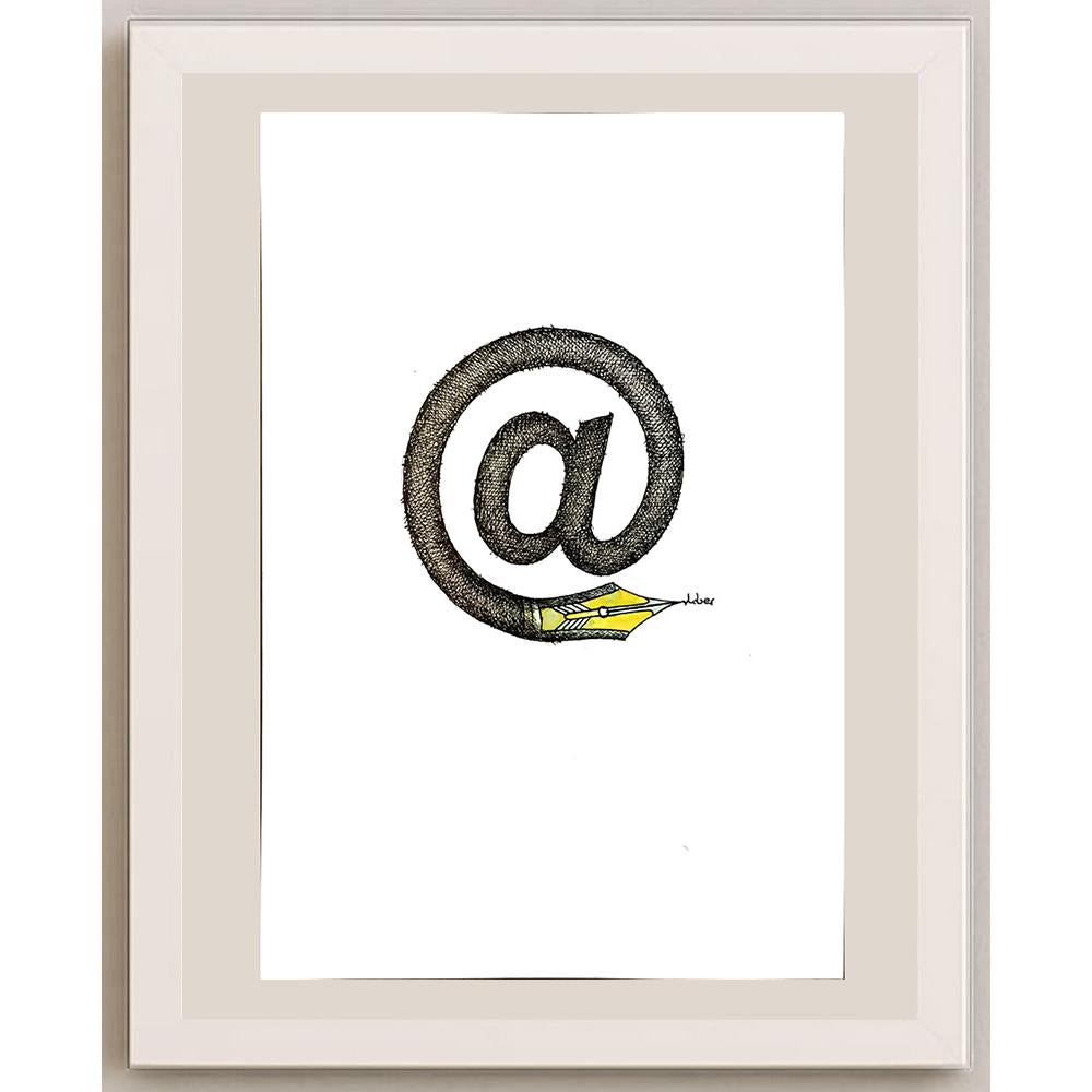 Vladimiras Beresniovas 29x21cm Orijinal Karikatür BOD04965