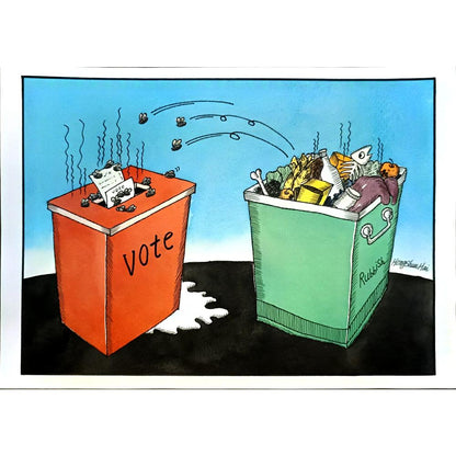 Hong Shun Hai 29x21cm Orijinal Karikatür BOD04967