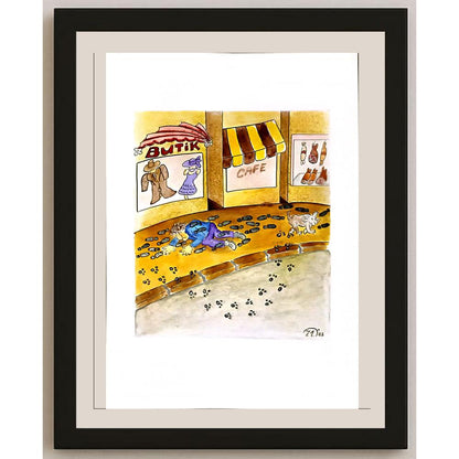Zidarov Veselin 29x21cm Orijinal Karikatür BOD04969