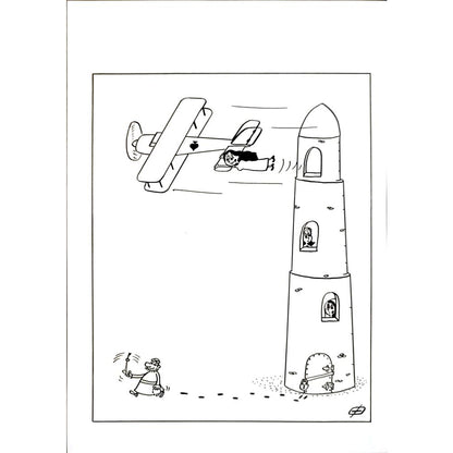 Petrov Alexander Sergeevich 29x21cm Orijinal Karikatür BOD04970