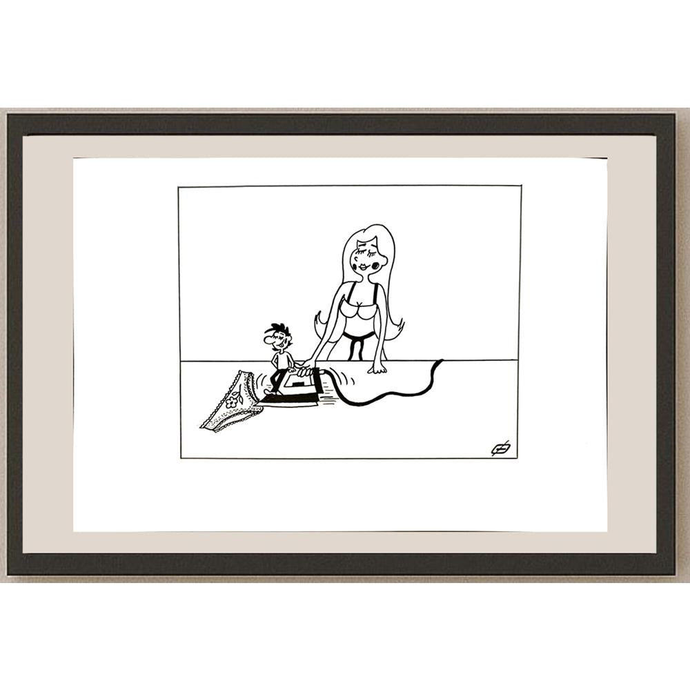 Petrov Alexander Sergeevich 29x21cm Orijinal Karikatür BOD04971