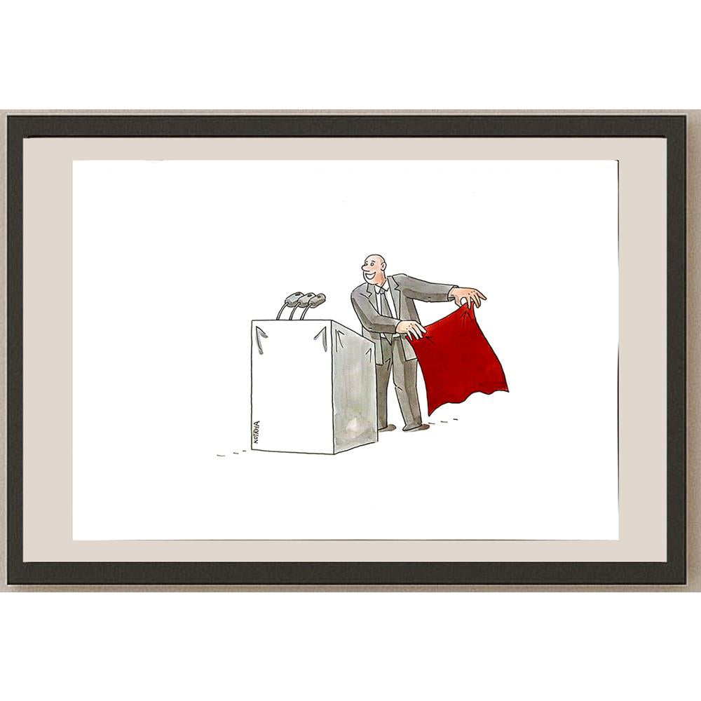 Lubomir Kotrha 29x21cm Orijinal Karikatür BOD04976